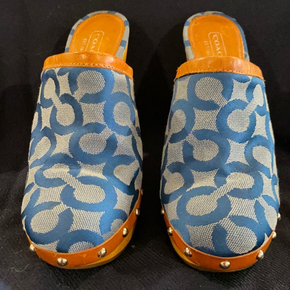 Barely worn COACH BACALL CLOGS